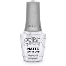 Gelish Matte Top It Off Soak-Off Sealer Nail Gel