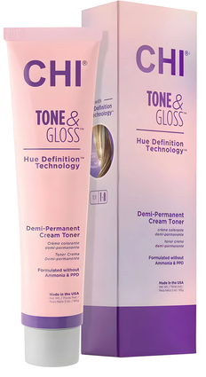 chi tone and gloss demi permanent cream toner
