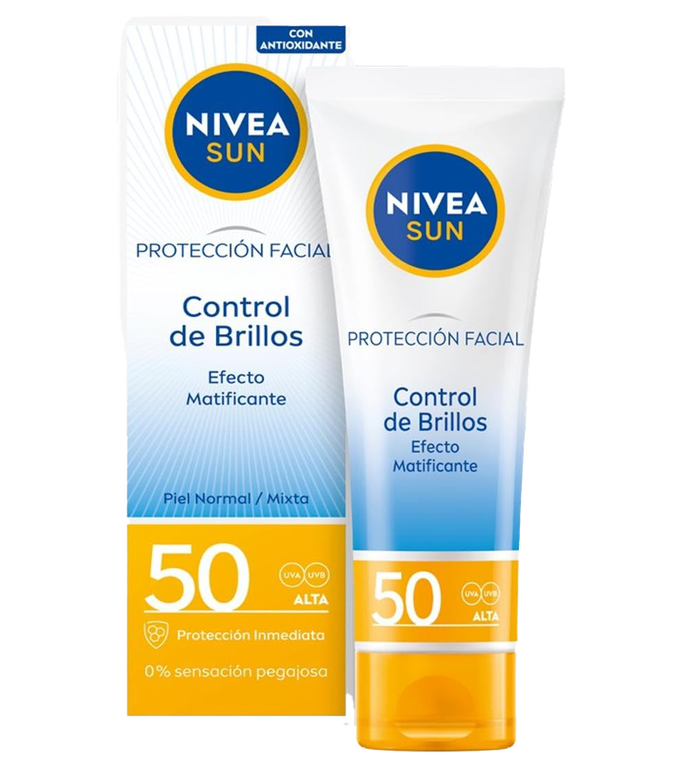 Nivea Sun Control Brightness Facial Sunscreen SPF50 Nivea Sun Control Brightness Facial Sunscreen SPF50