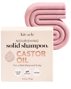 kitsch castor oil shampoo bar