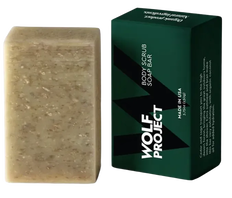 wolf project body scrub soap bar