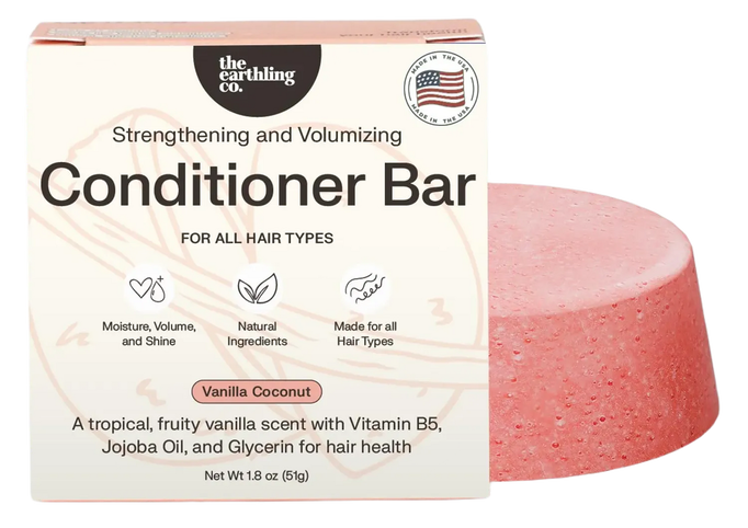 The Earthling Co Strengthening and Moisturizing Conditioner Bar