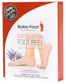 baby foot exfoliation foot peel