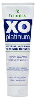 Trionics XO Blue Creme Lightener for Platinum Blondes