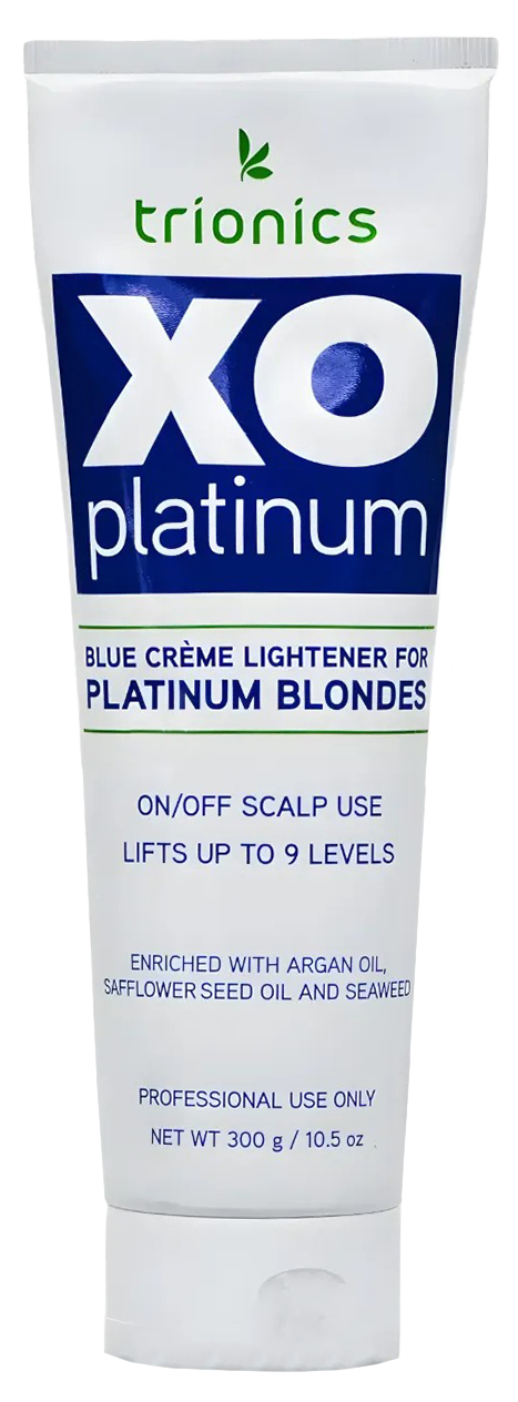 Trionics XO Blue Creme Lightener for Platinum Blondes
