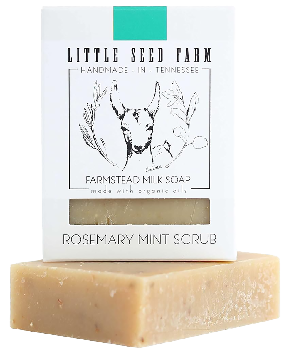 Little Seed Farm Soap Rosemary Mint Scrub For Sensitive Skin Little Seed Farm Soap Rosemary Mint Scrub For Sensitive Skin