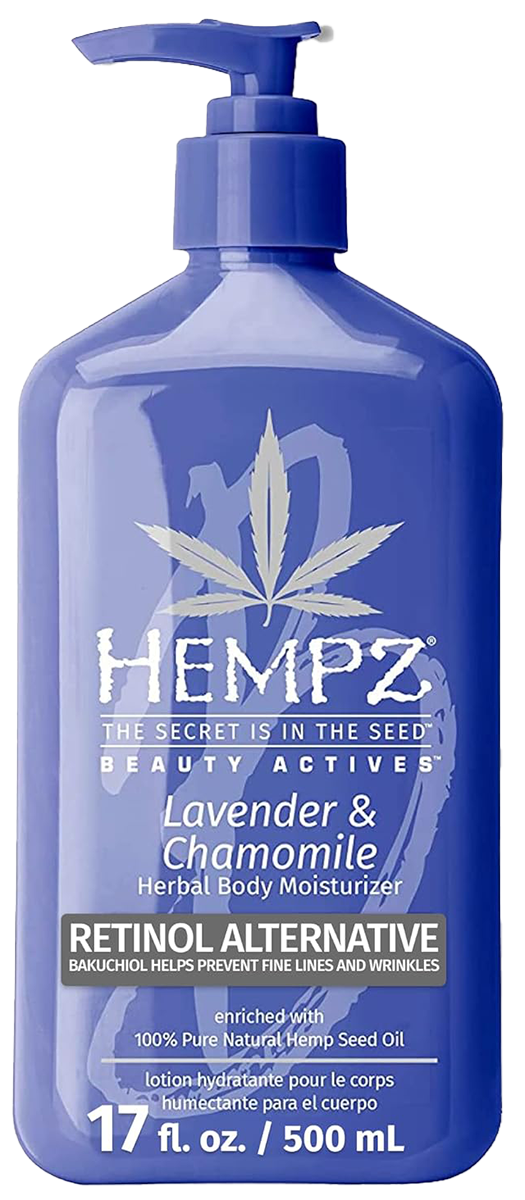 Hempz by Supre Beauty Actives Lavender & Chamomile Herbal Body Moisturizer Retinol Alternative