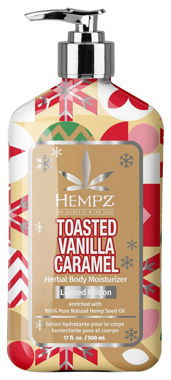 17 oz, Hempz by Supre Toasted Vanilla Caramel Herbal Body Moisturizer Limited Edition