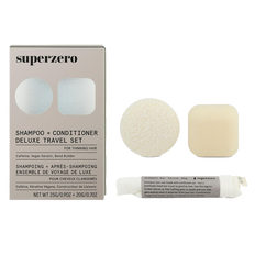 Superzero Shampoo + Conditioner Deluxe Travel Set
