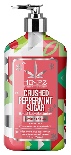 hempz crushed peppermint sugar body moisturizer