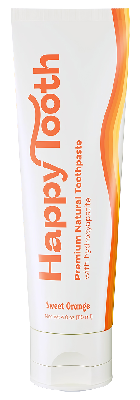 Happy Tooth Premium Natural Toothpaste with Hydroxyapatite
