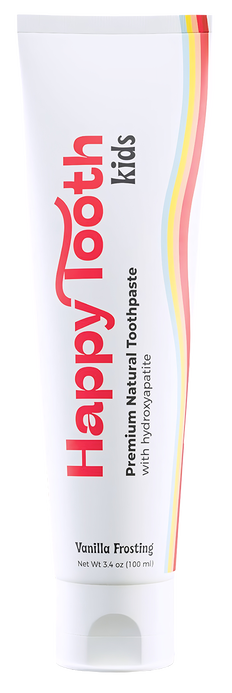 Happy Tooth Kids Premium Natural Toothpaste with Hydroxyapatite