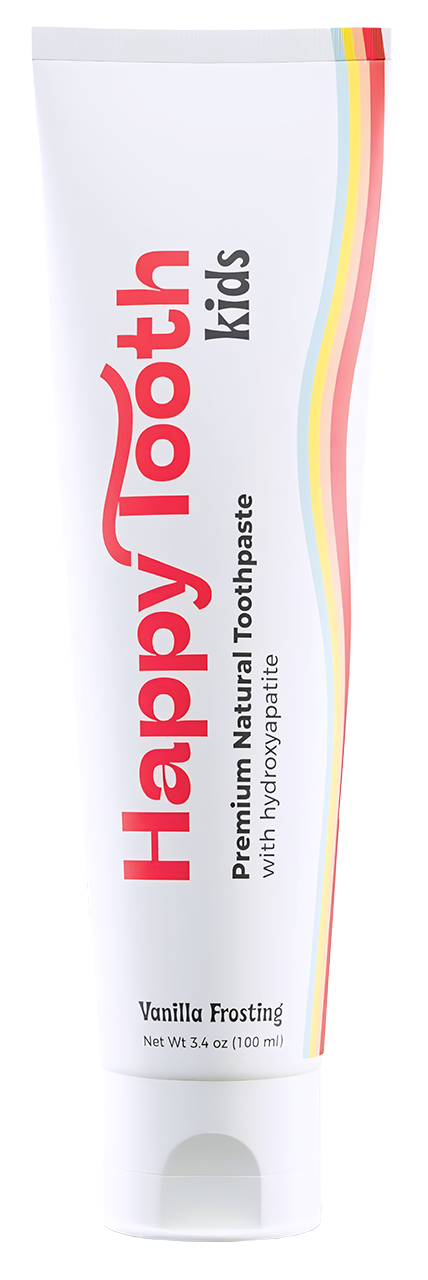 Happy Tooth Kids Premium Natural Toothpaste with Hydroxyapatite