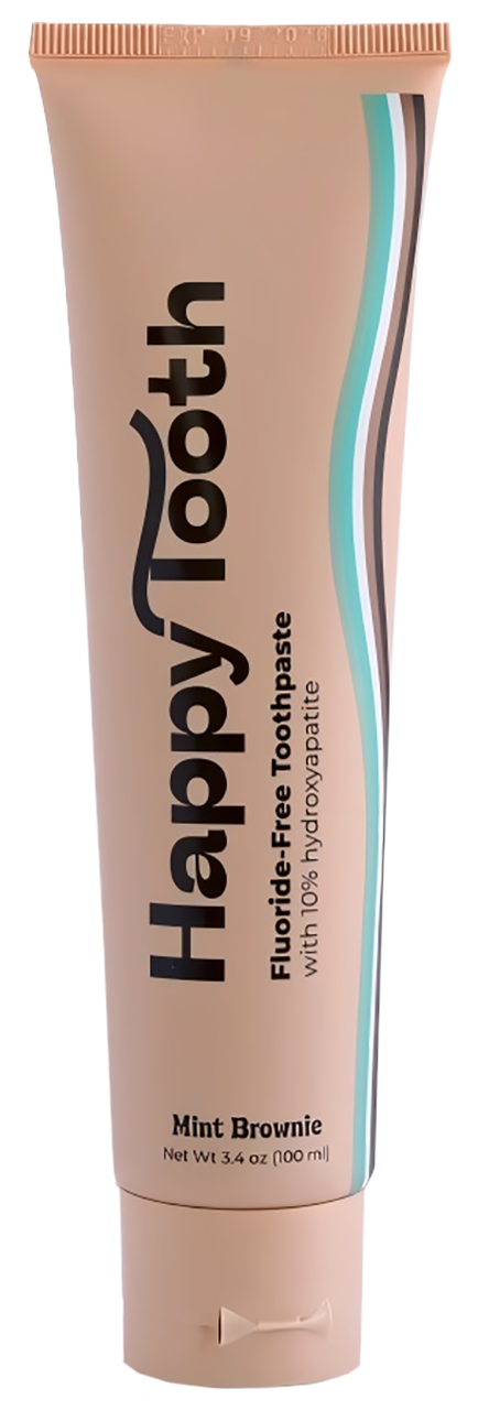 Happy Tooth Fluoride-Free Toothpaste with 10% Hydroxyapatite