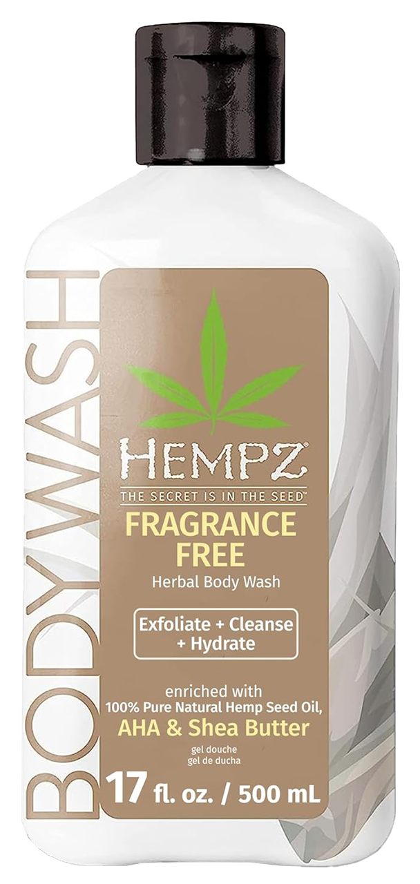 Hempz by Supre Fragrance Free Herbal Body Wash