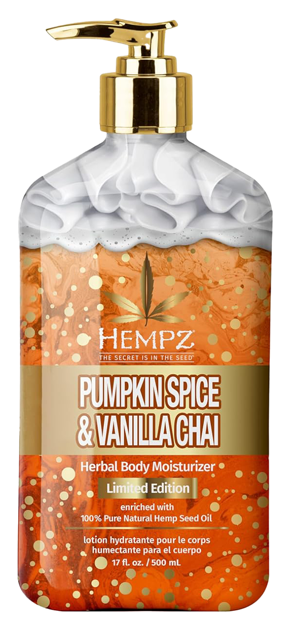 Hempz by Supre Pumpkin Spice & Vanilla Chai Herbal Body Moisturizer Limited Edition