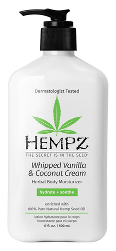 Hempz by Supre Whipped Vanilla & Coconut Cream Herbal Body Moisturizer