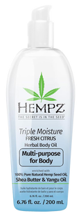 Hempz by Supre Triple Moisture Fresh Citrus Multi-Purpose Herbal Body Oil