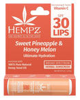 Hempz by Supre Sweet Pineapple and Honey Melon Lip Balm with SPF 30