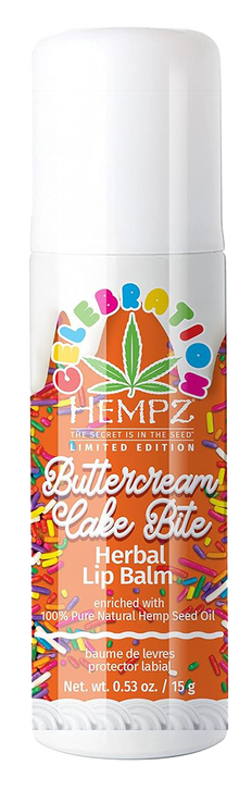 Hempz by Supre Buttercream Cake Bite Herbal Lip Balm