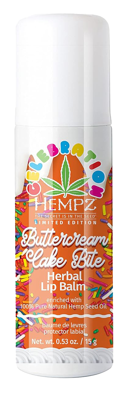 Hempz by Supre Buttercream Cake Bite Herbal Lip Balm