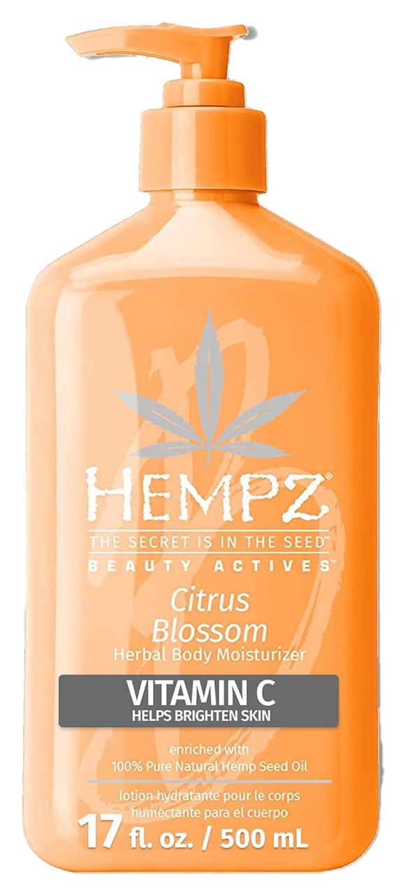 Hempz by Supre Beauty Actives Citrus Blossom Herbal Body Moisturizer with Brightening Vitamin C