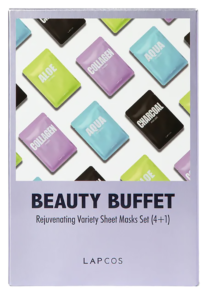 Lapcos Beauty Buffet Rejuvenating Variety Sheet Mask Set (4+1) Lapcos Beauty Buffet Rejuvenating Variety Sheet Mask Set (4+1)