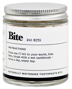 bite toothpaste bits fluoride free