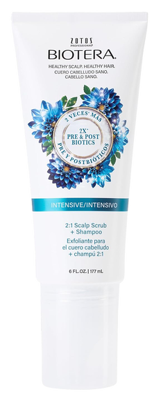 Zotos Biotera Intensive 2:1 Scalp Scrub + Shampoo