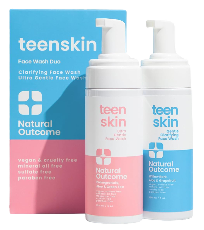 Natural Outcome Teen Skin Face Wash Duo