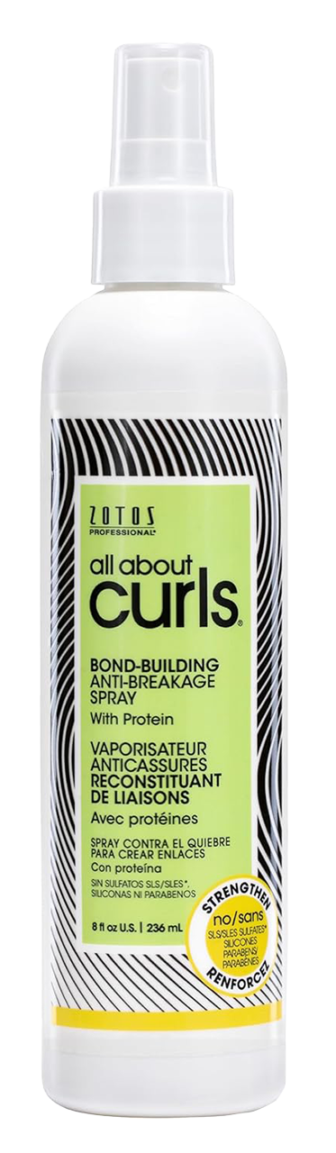 zotos all about curls bond building anti breakage spray