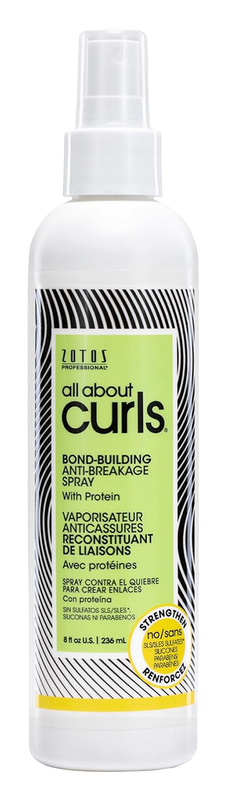 zotos all about curls bond building anti breakage spray