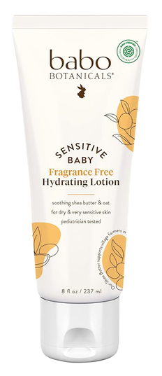 Babo Botanicals Sensitive Baby Fragrance Free Hydrating Lotion