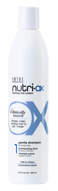 zotos nutri ox gentle shampoo for normal hair