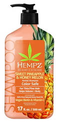 Hempz by Supre Sweet Pineapple & Honey Melon Herbal Shampoo For Thin/Fine Hair