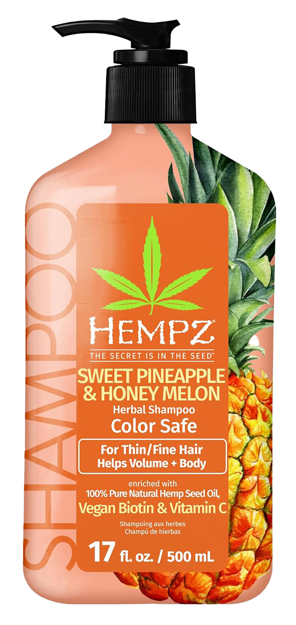 Hempz by Supre Sweet Pineapple & Honey Melon Herbal Shampoo For Thin/Fine Hair