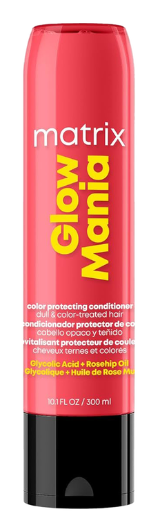 matrix glow mania color protecting conditioner for color treated hair, conditioner for color treated hair