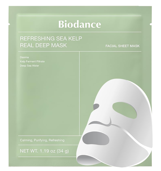 Biodance Refreshing Sea Kelp Real Deep Facial Mask