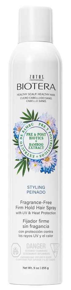 zotos biotera hairspray fragrance free