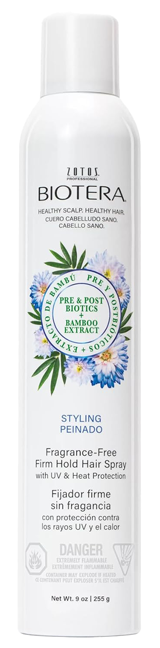Zotos Biotera Styling Fragrance-Free Firm Hold Hair Spray