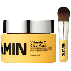 Gleamin Vitamin C Clay Mask + Applicator Brush-image1 Gleamin Vitamin C Clay Mask + Applicator Brush-image1