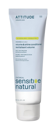 Attitude Oatmeal Sensitive Natural Unscented Volume & Shine Conditioner-image1