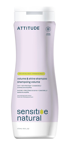 Attitude Oatmeal Sensitive Natural Volume & Shine Shampoo
