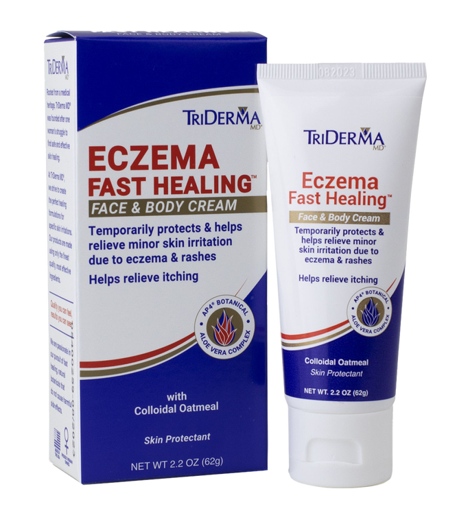 TriDerma MD Eczema Fast Healing Face & Body Cream