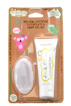 Jack N' Jill Natural Certified Toothpaste & Baby Brush Jack N' Jill Natural Certified Toothpaste & Baby Brush