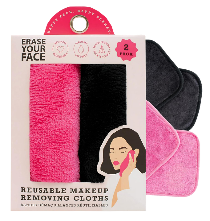 Danielle Creations Erase Your Face Reusable Makeup Removing Cloths-image1 Danielle Creations Erase Your Face Reusable Makeup Removing Cloths-image1