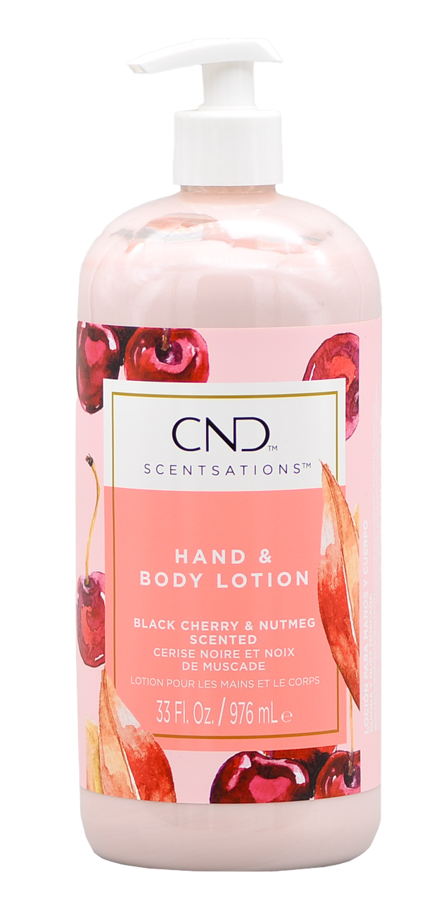 CND Nail Products Scentsations Black Cherry & Nutmeg Hand & Body Lotion-image1