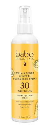 Babo Botanicals Swim & Sport Mineral Sunscreen Spray SPF 30