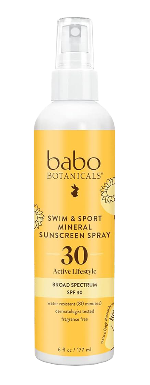 Babo Botanicals Swim & Sport Mineral Sunscreen Spray SPF 30