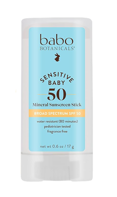 Babo Botanicals Sensitive Baby Mineral Sunscreen Stick SPF 50